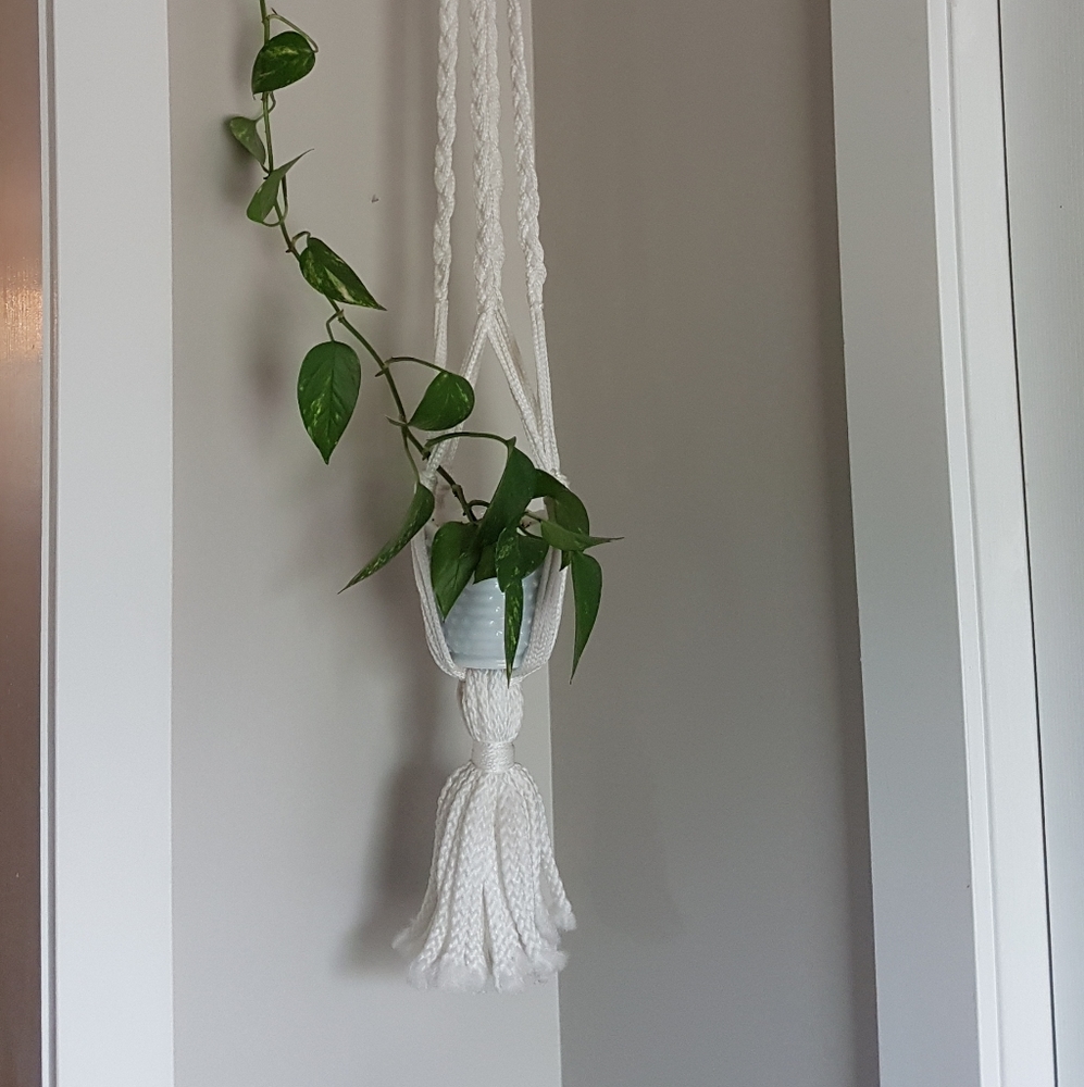 Vintage Macrame Plant Hanger